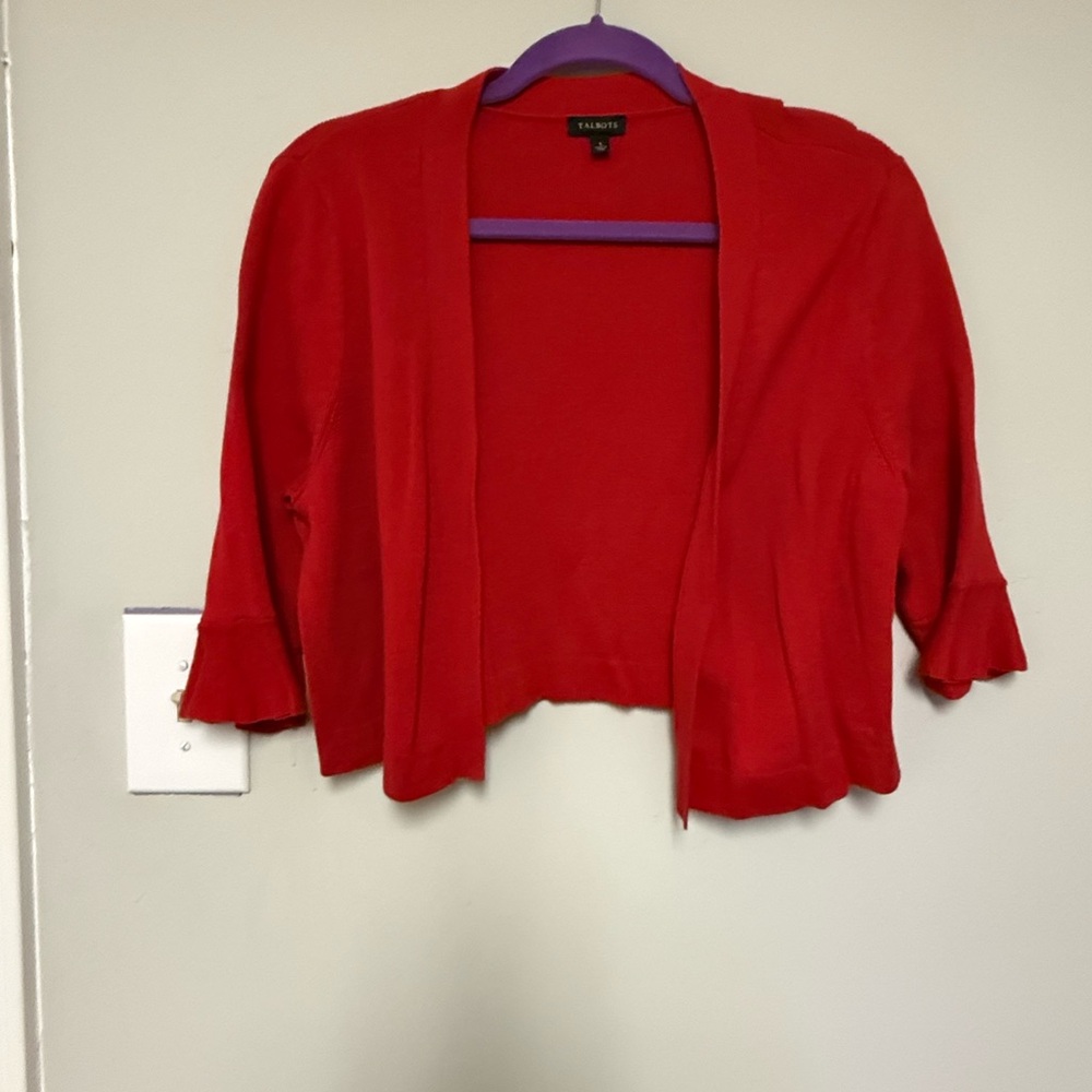 Talbots Red Women's Cardigan